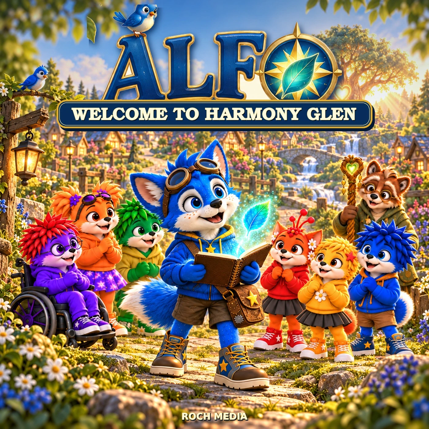 ALFO: Welcome to Harmony Glen storybook cover